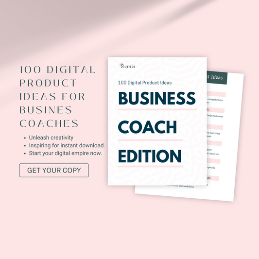 100 Digital Product Ideas for Business Coaches